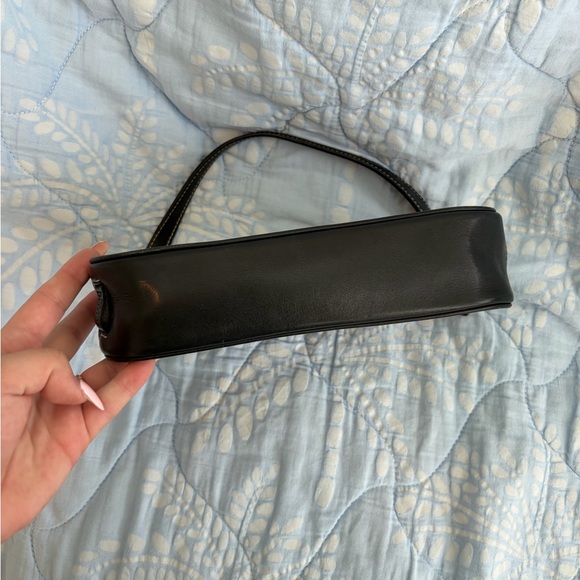 Vintage Coach Black Leather Shoulder Bag - Picture 4 of 5